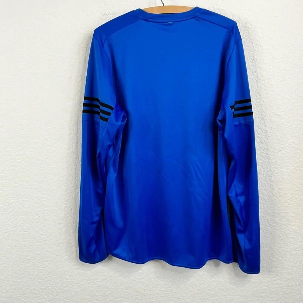 Adidas Long Sleeve Responsive 3 Stripe Training Shirt - Picture 7 of 10